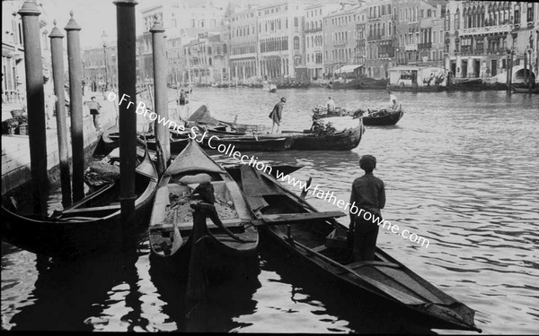 GRAND CANAL WITH GONDOLAS